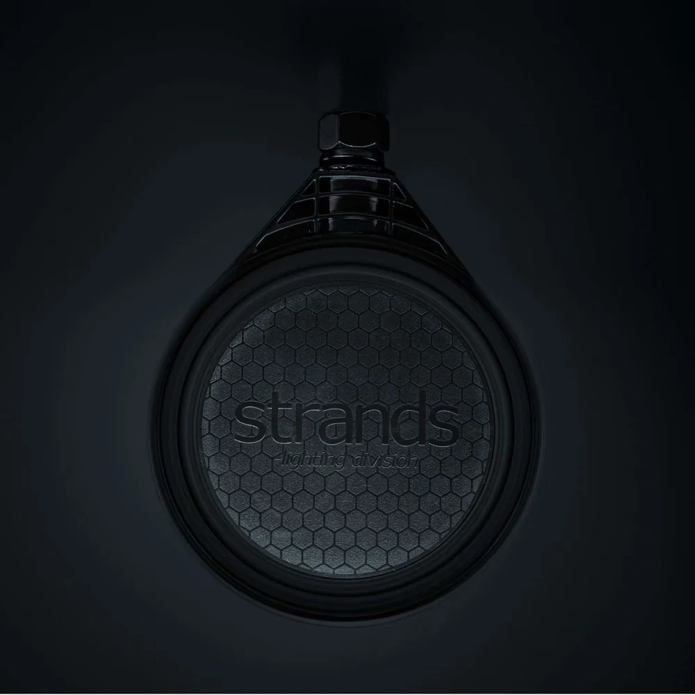 LED světlo Strands FOR9T „Spanish“ – oranžové, kouřové sklo