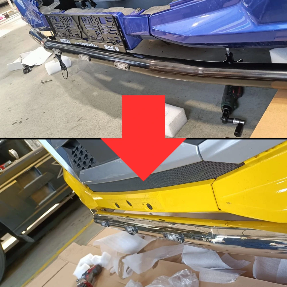 Náhradní středový díl nárazník DAF NDG XF, XG, XG+