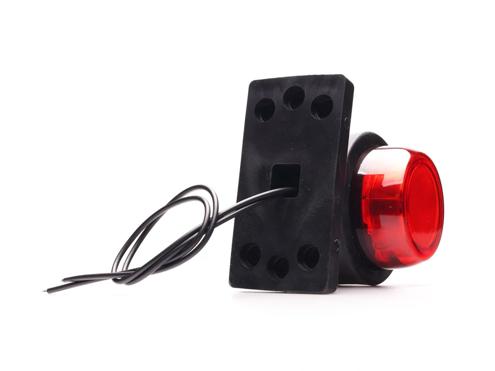 LED obrysová lampa Was Meteors, 6LED, čiré, 12/24V, "Gylle"