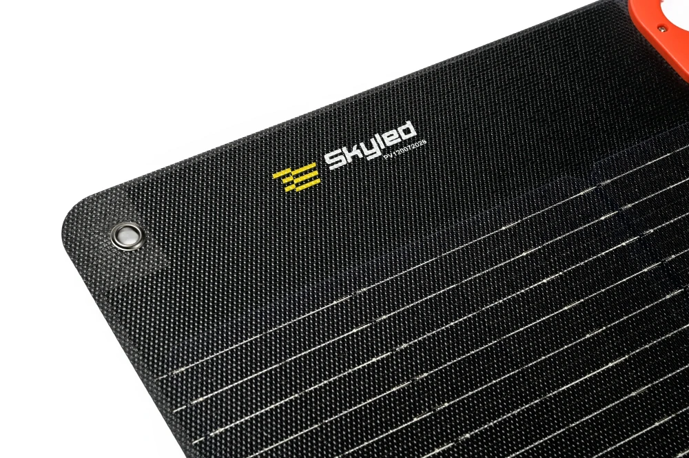 Přenosný solární panel Skyled ETFE 120 W – 2× USB-A, USB-C PD, DC 5521, MC4