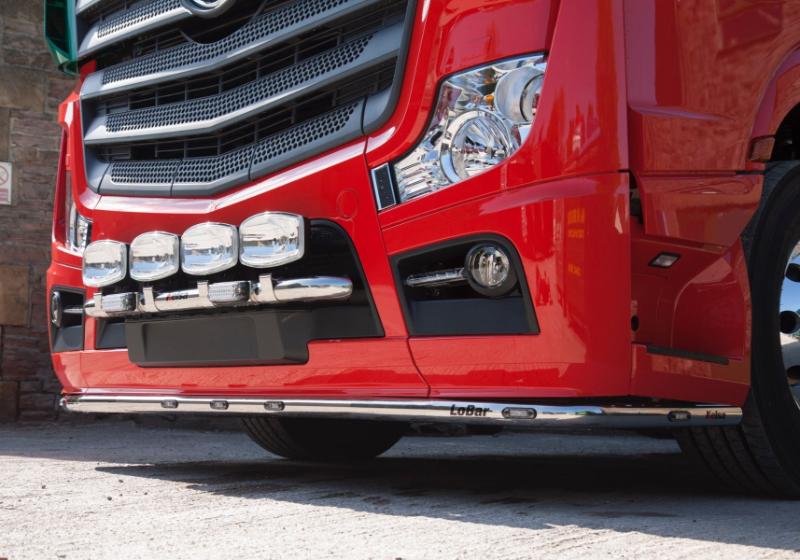 Nerezový rám pod nárazník Kelsa LoBar pro  Mercedes Actros 2012-on Bigspace