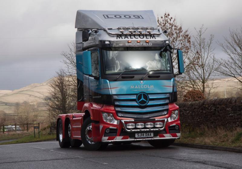 Střešní nerezový rám Kelsa HiBar pro  Mercedes Actros 2012-on Streamspace 2.3m