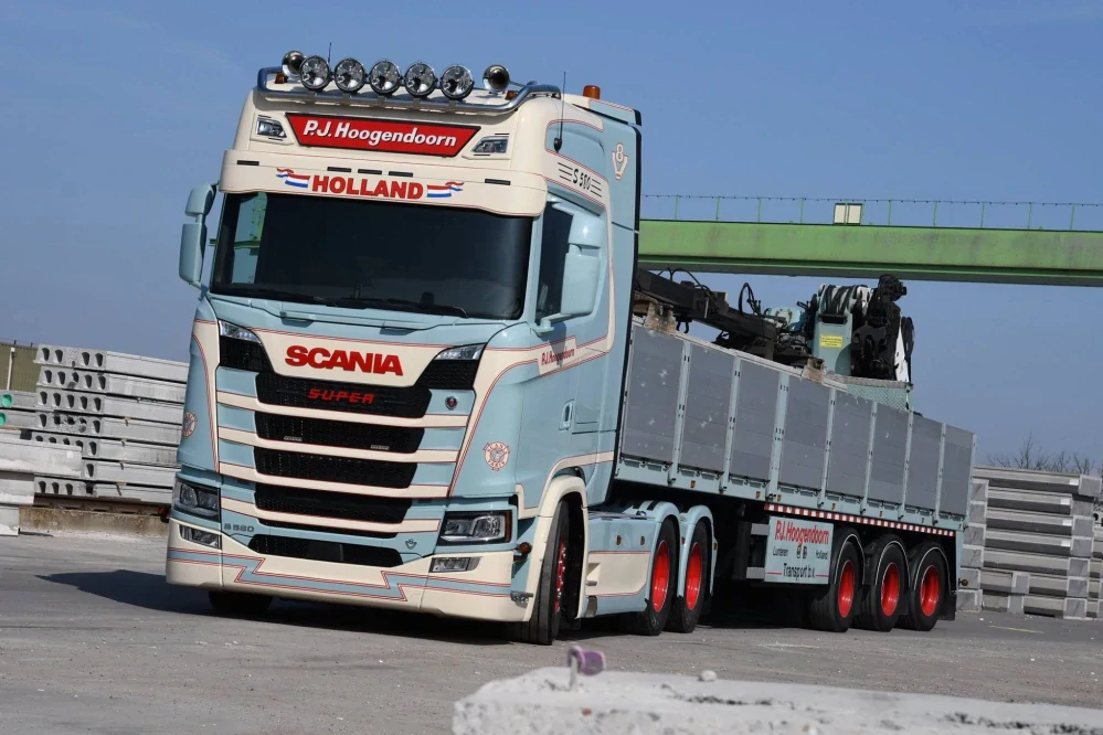 Sluneční clona s 2x linear-18 Scania New Gen S/R 30cm hluboká
