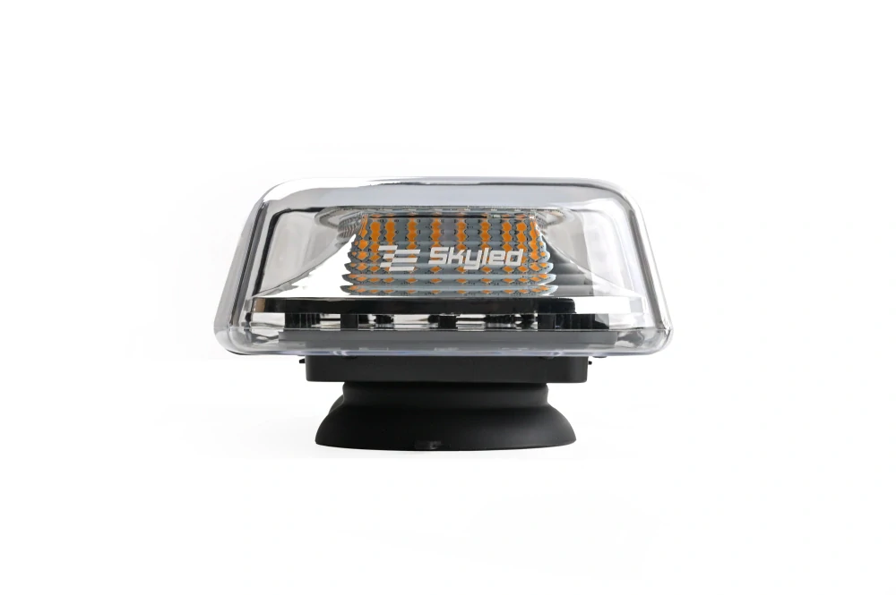Mini LED majáková rampa 310mm,12- 24V, 72 LED, E9, magnet
