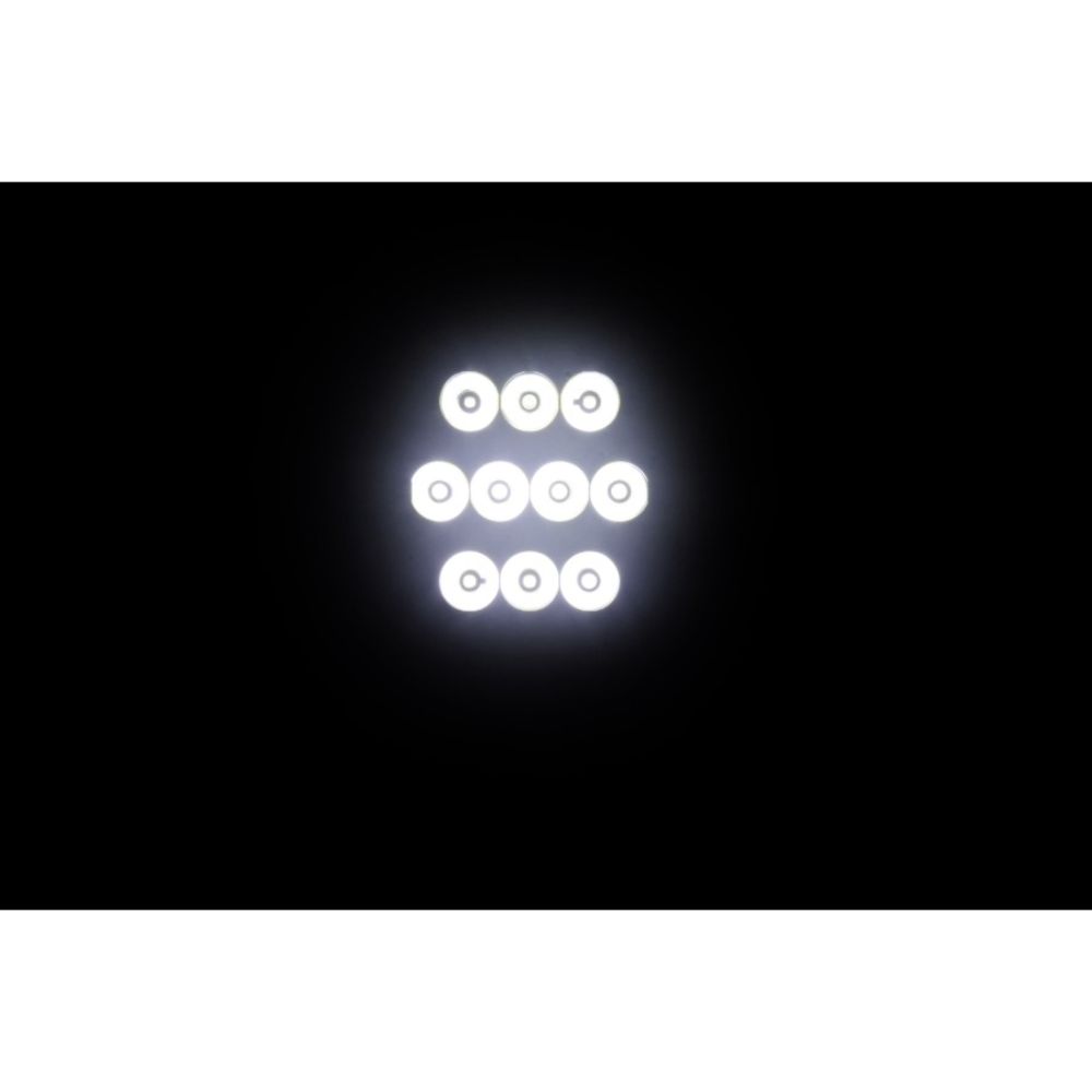 LED pracovní lampa 101mm, 12-24V, 1500Lm, 10x LED