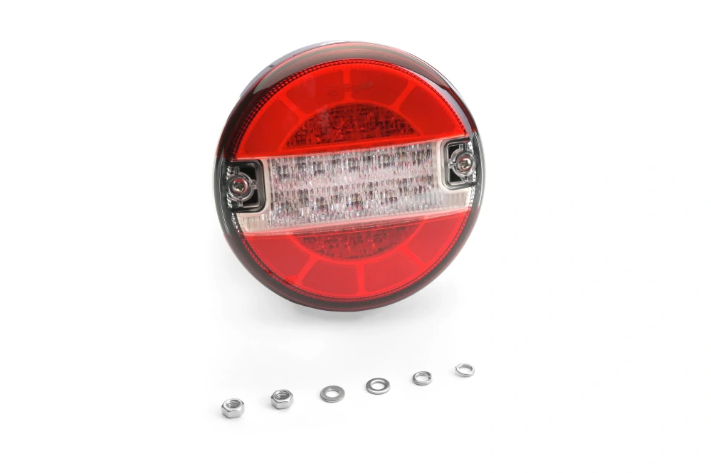 LED zadní světlo Skyled 140mm, 12-24V poziční, couvací, mlhové, homologace ECE R7/R23