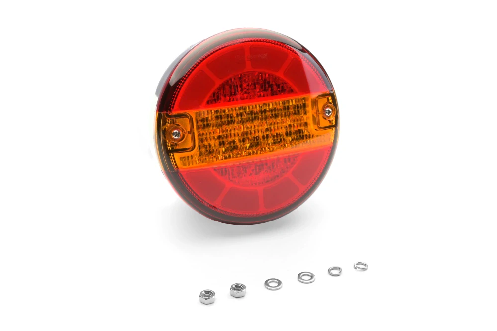 LED zadní světlo Skyled 140mm, 12-24V poziční, brzdové, směrové, homologace ECE R148/R10