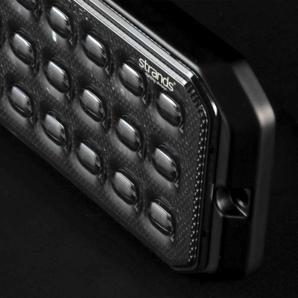 Výstražné světlo Strands Dark Knight, 18 LED, 10-32V, 26W, ECE R10, R65- oranžová/bílá
