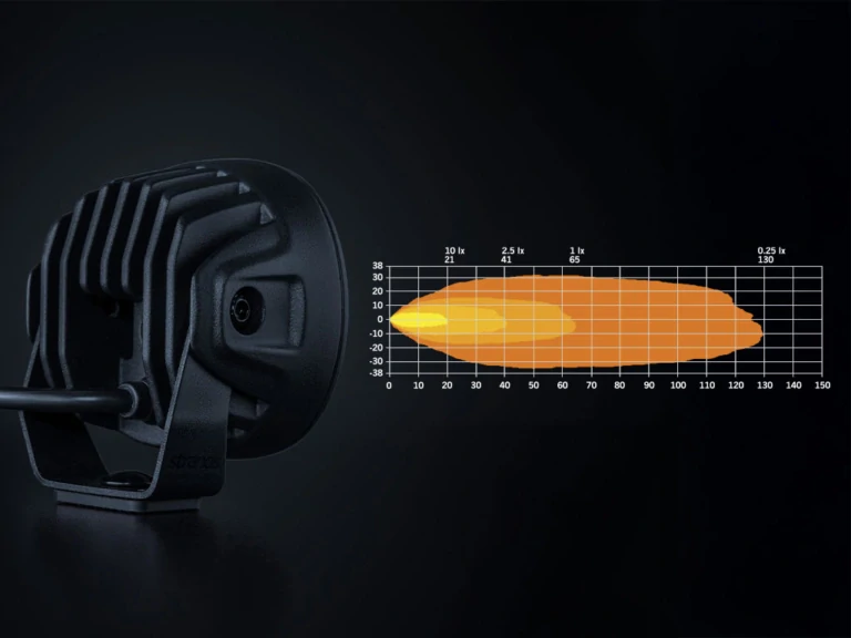 LED pracovní světlo Strands Nuuk D-line (rozptylné), s pozičním světlem, 10-32V, 39W, ECE R10