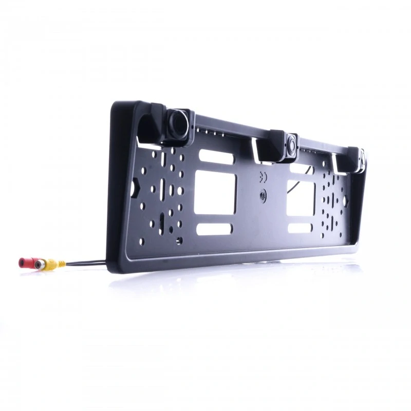 Bezdrátová couvací kamera v rámečku SPZ s 2 čidly a LCD monitorem 5", 12V