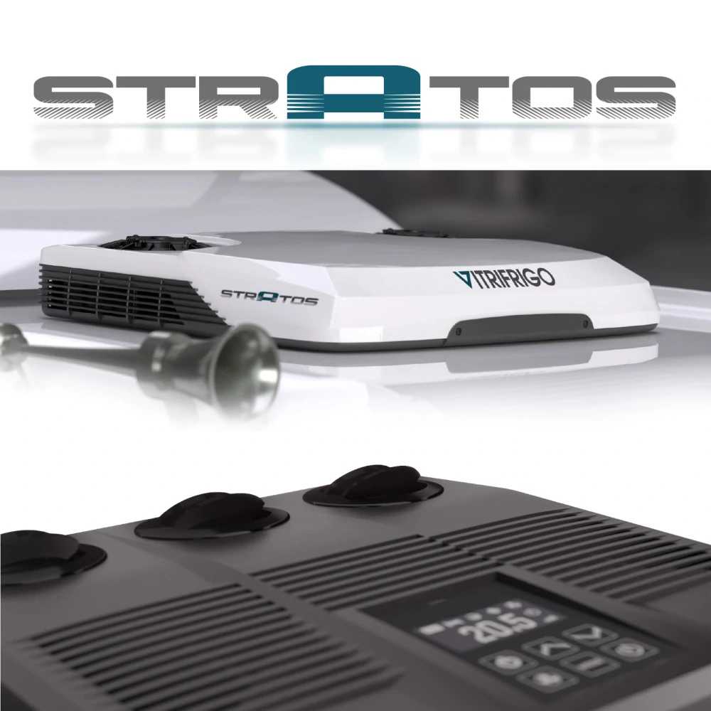Střešní kompresorová klimatizace Vitrifrigo Stratos 12V, 1750 W, Max. 60A, 6.000 Btu/h