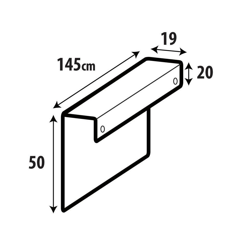 Ochranný tailgate pad na pick-up pro 5 kol Nordrive 145×50 cm