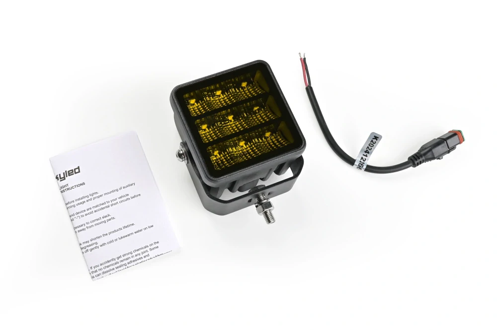 LED pracovní světlo SKYLED Amnis Golden 45F 10-32V, 45W, 3780 Lm, R10, rozptylové