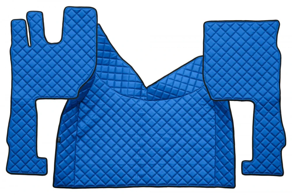 Celoplošné koberečky - Prošívaná ECO-kůže, VOLVO FH 4 (prod. od 2013) - ODPRUŽENÉ PASAŽÉRSKÉ SEDADLO - AUTOMAT