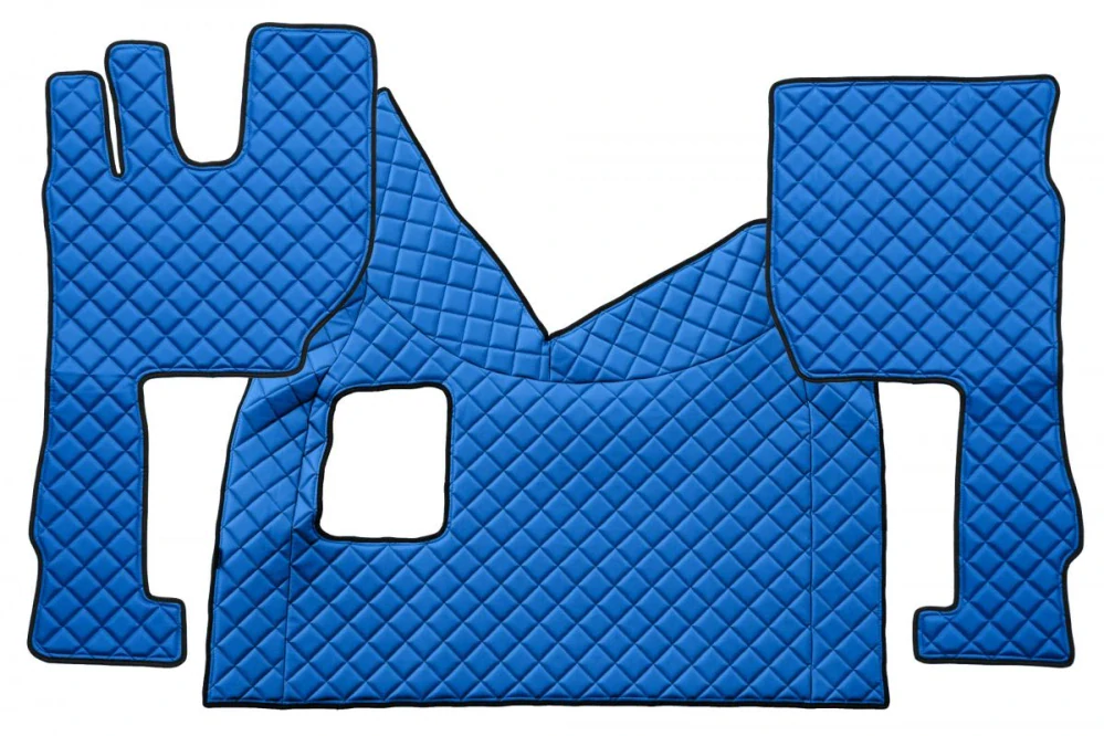 Celoplošné podlahové rohože - prošívané ECO-Leather, VOLVO FH 4 (2013-) - manuální převodovka