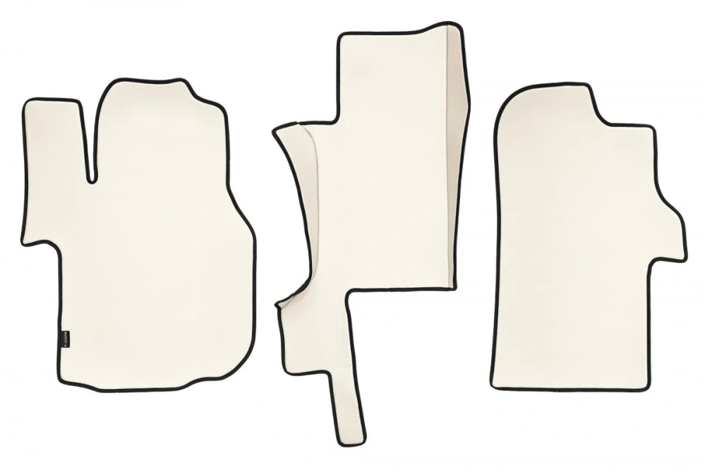Celoplošné koberečky - hladké ECO-Leather, MAN TGE (01.2017-04.2024) & VOLKSWAGEN CRAFTER II (10.2016-04.2024) & VOLKSWAGEN CRAFTER II (04.2024-) & MAN TGE (04.2024-)