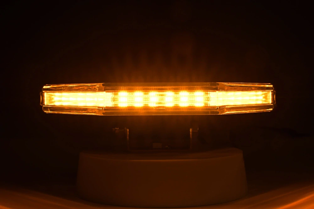 Rohové výstražné světlo Skyled 196x104 mm, 18LED, ECE R10, R65 - oranžové