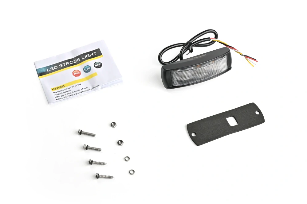 Výstražné světlo Skyled Super Wide (108x24mm), 4LED, R10, R65, SAE