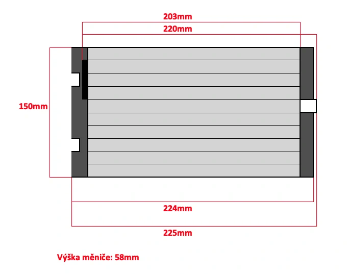 Set mikrovlnné trouby 600W, 15l, s modifikovaným měničem 1200W, Černá