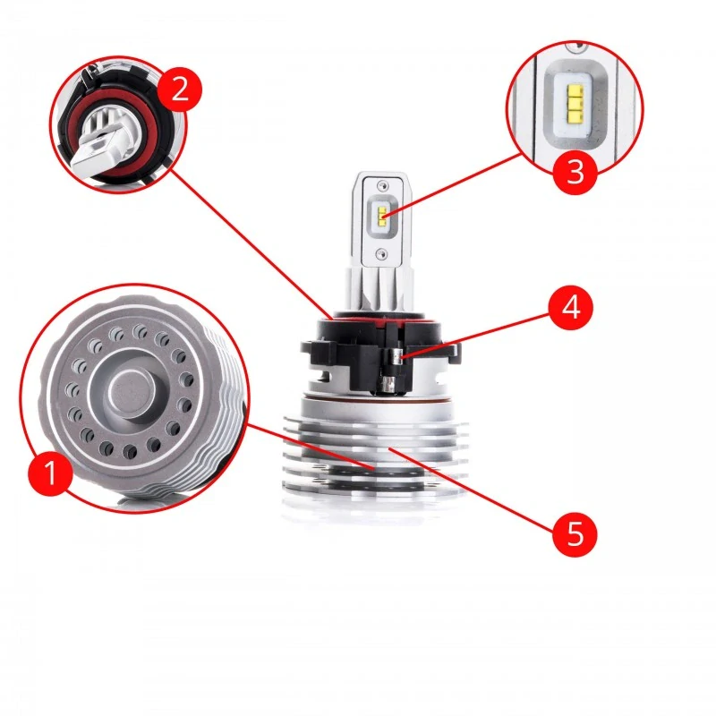 LED žárovky H7 6000K CANBUS 9–32V