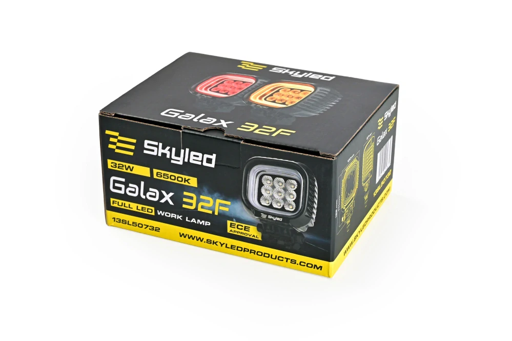 Pracovní světlo Skyled Galax 32F (rozptylné), s pozičním světlem, 9-32V, 32W, ECE R10, CE