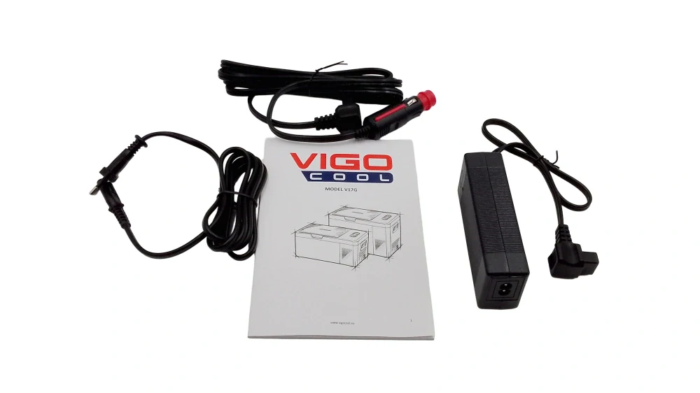 Přenosná kompresorová autochladnička Vigo Cool V17G, 17 l, 12/24/230V