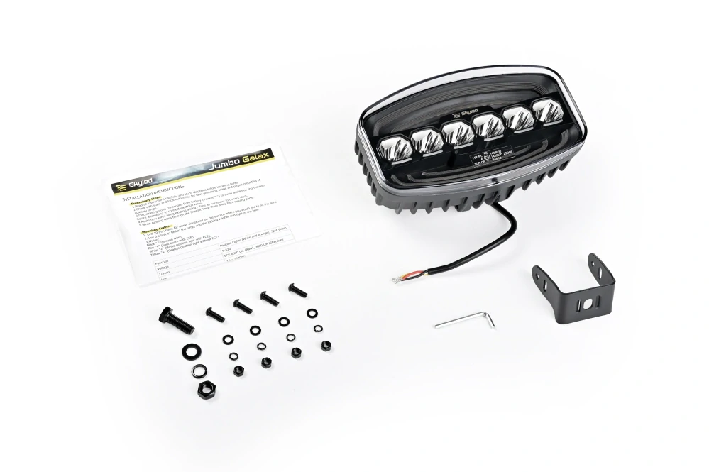 LED přídavný reflektor Skyled Jumbo Galax, 9-32V, 60W, 6000lm, ECE R10, R65, R148, R149