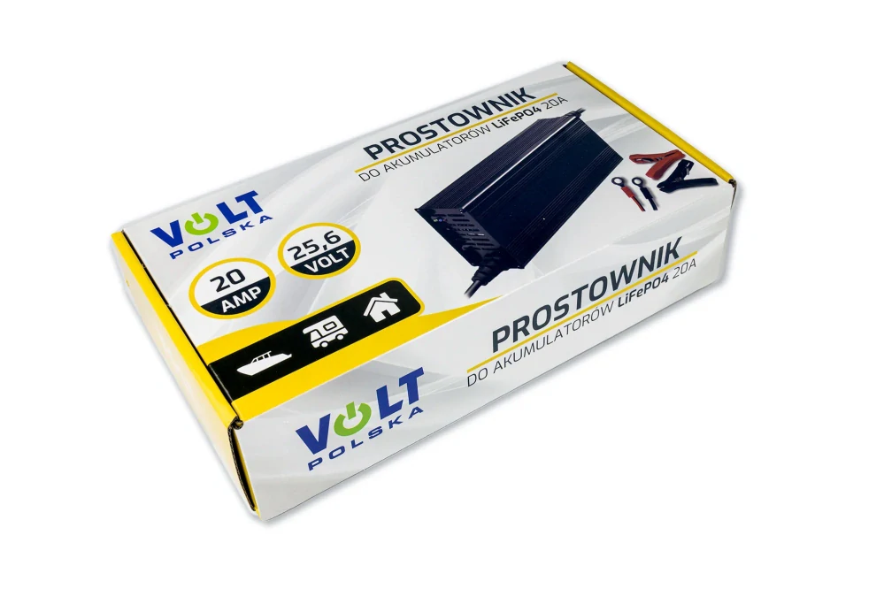Nabíječka LiFePO4 baterií Volt Polska 24 V (25,6 V), 20 A, 600 W