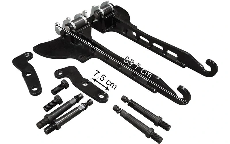 Přední ochranný rám ,,Bullbar", pro Scania NTG S, Vroubkovaný hliník