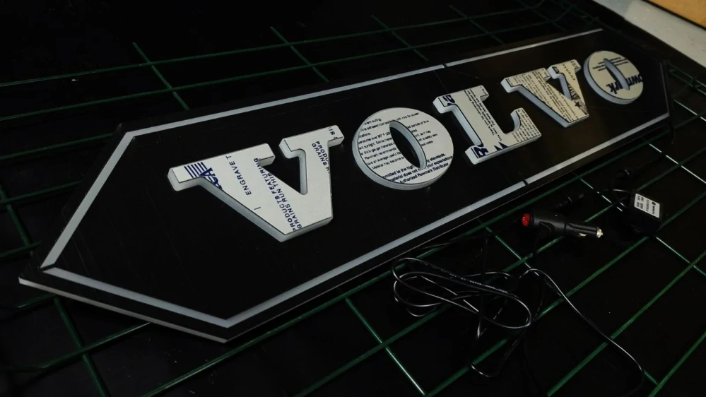LED nápis Volvo 1000x200mm, venkovní i vnitřní, 24V