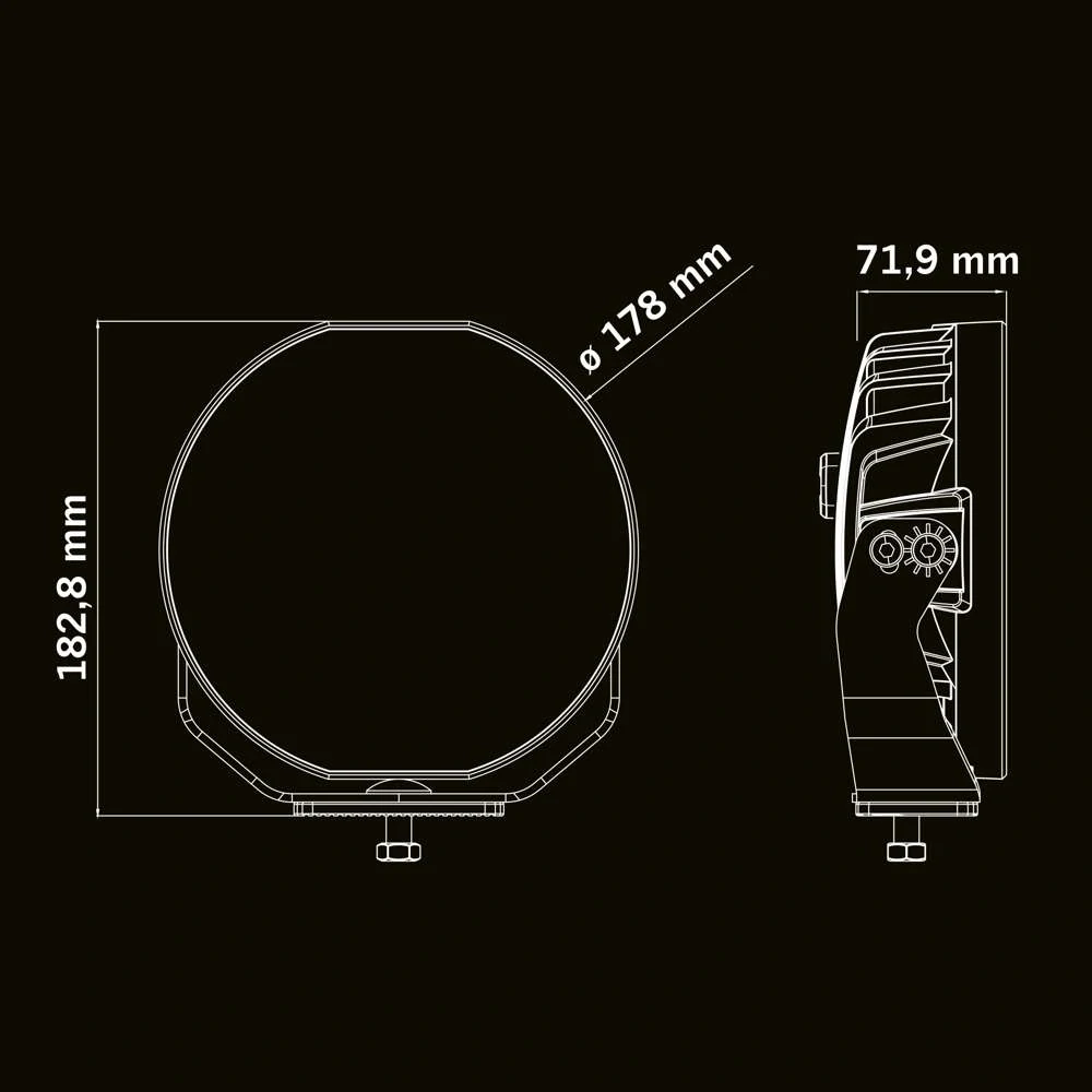 LED světlo Strands SKYN1 SKYLORD EXP 7″, 8400 Lm, 109 W, 10-40V, homologace
