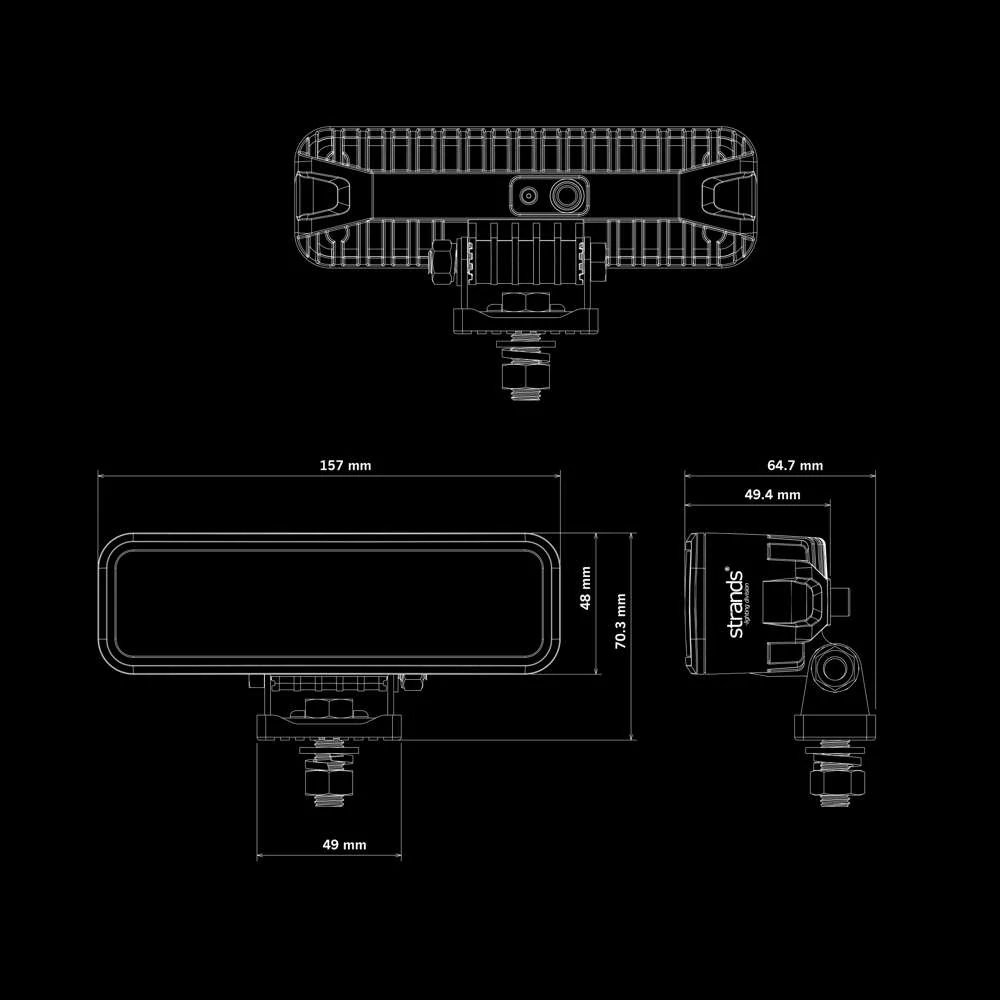 LED světlo Strands SKYN1 SKYLORD EXP Duo, 42 W, 4000 Lm, dosvit 40 m, 10-32V, homologace