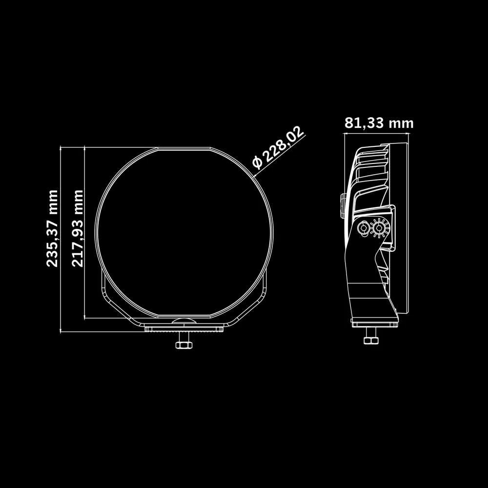 LED světlo Strands SKYN1 SKYLORD EXP 9″, 13300 Lm, 156 W, dosvit 785 m, 10-40V, homologace