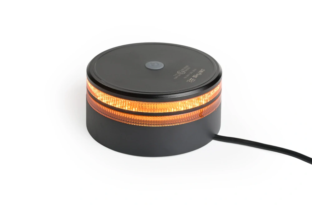 LED maják SKYLED SK-LED Revolution 10–30 V, 50 LED, oranžový, 7 režimů, R65, IP67, Ø 153 mm, výška 69 mm