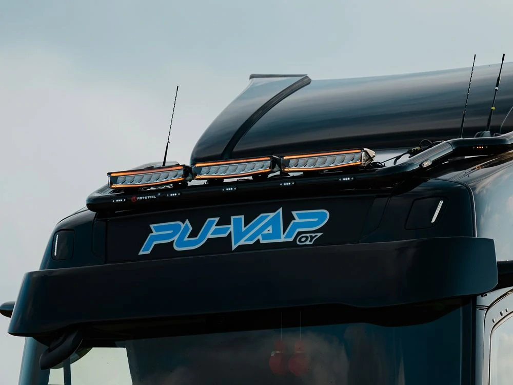 LED rampa LAZER AIR-55 16,2" (411mm), s pozičním světlem, 6800lm, 10-32V, IP68, ECE R149