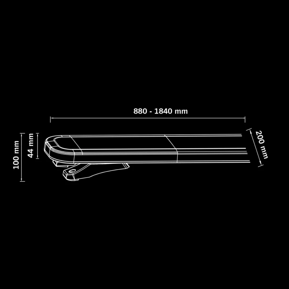 LED majáková rampa Strands BIG ENERGY XL 1520mm, 12/24V, 144W, ECE R65, R10