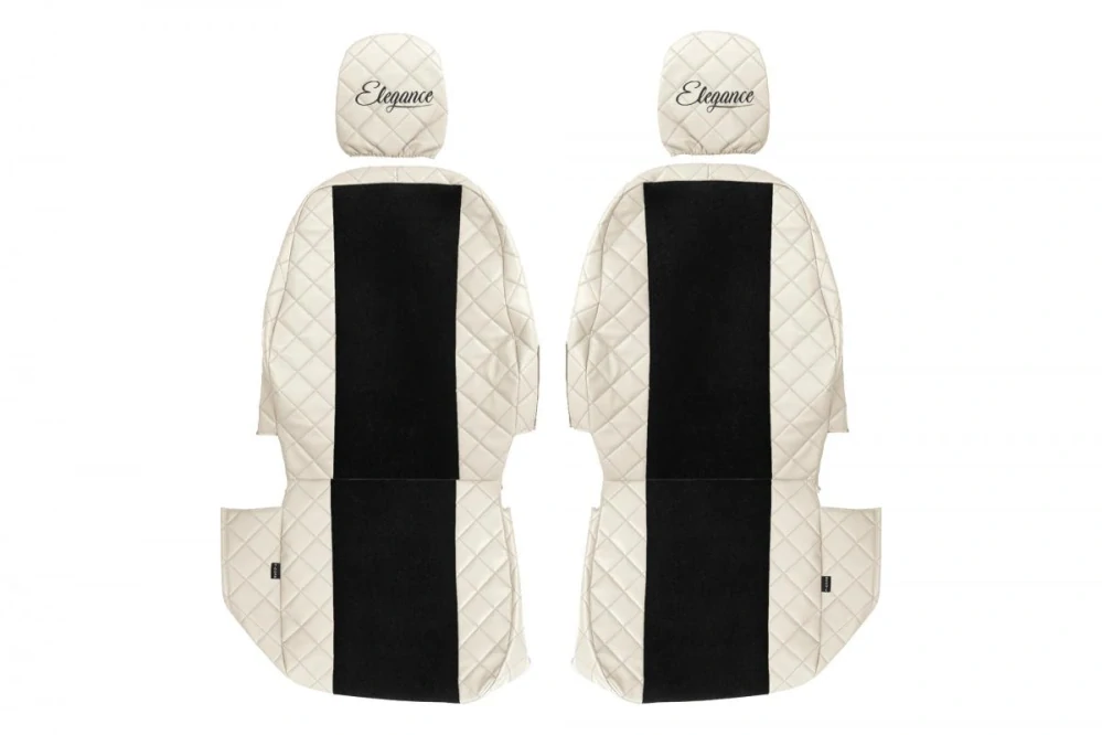 Potahy sedadel (1+1) - Elegance Q, FIAT DUCATO III (01.2014-12.2023) & PEUGEOT BOXER III (01.2014-12.2023) & CITROEN JUMPER III (01.2014-12.2023) - Sedadlo pro jednoho cestujícího 1+1