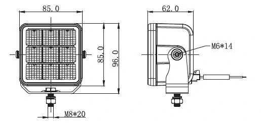 LED pracovní světlo SKYLED Amnis Golden 45F 10-32V, 45W, 3780 Lm, R10, bodové