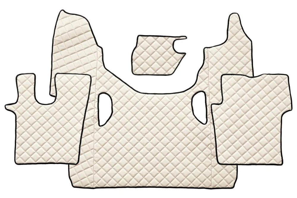 Celoplošné koberečky - prošívané ECO-Leather, SCANIA G NEXTGEN (01.2017-) - Automatická převodovka