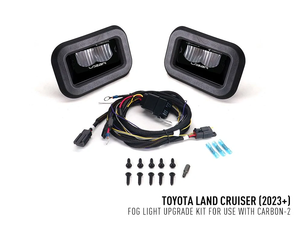 Sada mlhových světel Lazer, Toyota Land Curiser (2024+), Carbon-2