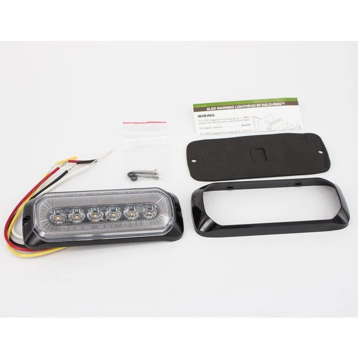 Výstražné LED světlo s funkcí pozičního světla (Halo), 12-24V, 1,3W, R65