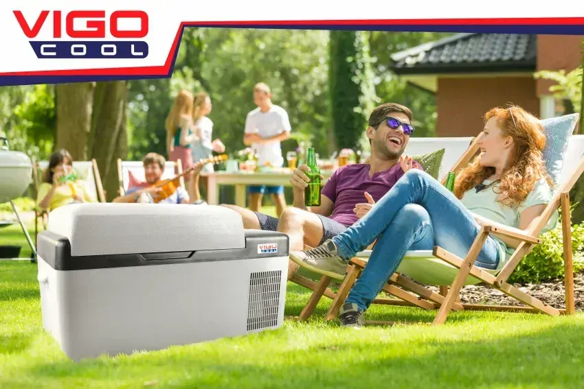 Přenosná kompresorová autochladnička Vigo Cool V20, 20 l, 12/24/230V