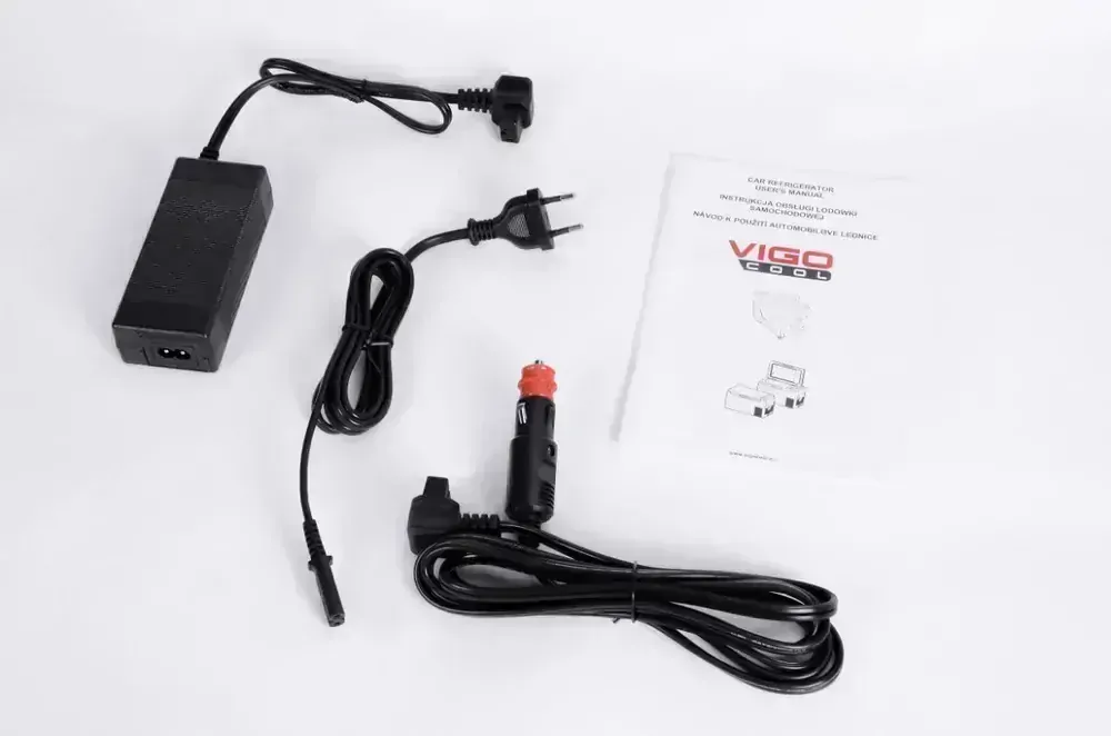 Přenosná kompresorová autochladnička Vigo Cool V40W, 40 l, 12/24/230V, Rukojeť a kolečka