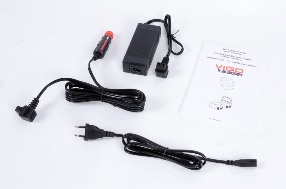 Přenosná kompresorová autochladnička Vigo Cool V25, 25 l, 12/24/230V