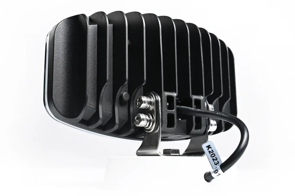 LED dálkové světlo Skyled Jumbo Octan Black 245mm, s pozičním světlem, 12-48V, 7360lm, 80W