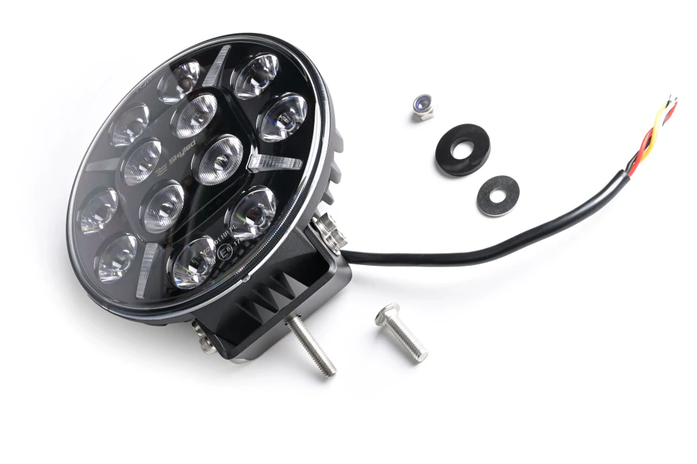 LED světlomet Skyled Jupiter 7X 7", s pozičním světlem, 180mm, 9-36V, 72W, 7200lm, boost
