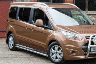 Boční rámy BRACE-IT ø60mm, 4 oranžové LED | FORD TRANSIT CUSTOM 18-