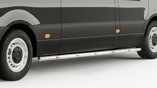 Boční rámy BRACE-IT ø60mm, 7 oranžových LED | MERCEDES - BENZ SPRINTER 18-