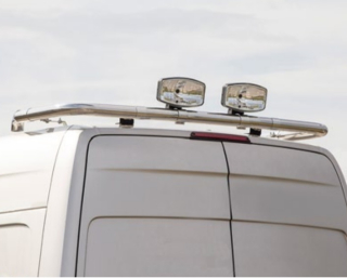 Zadní rám, INTEGRA integrovaná pracovní světla, 2x18W | VOLKSWAGEN CRAFTER 07- 16, MERCEDES BENZ SPRINTER 7- 18, 18-