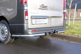 Ochranné rámy zadního nárazníku ø60,pol | OPEL VIVARO 14- 19